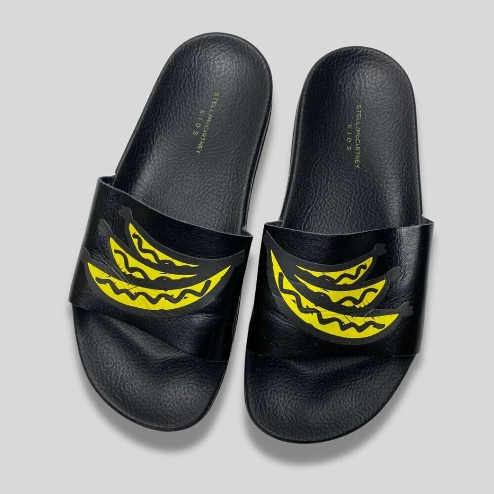 STELLA MCCARTNEY Kids Banana Slides Size 4